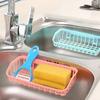 Wash Multifunctional Suction Cup Dishwashing Sponge Holder Hanging Storage Rack Drain Rack Sink Shelf Kitchen Accessories Tool
