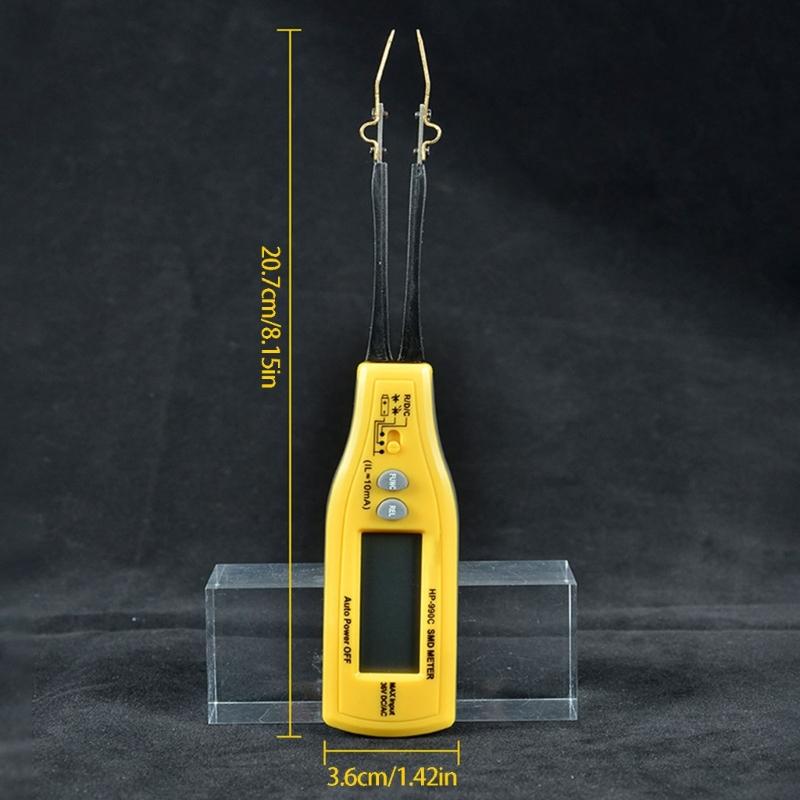 Digital Multimeter For Testing With LED Clip And Diode Detections Ideal For Circuit Board Repair And Craft Projects