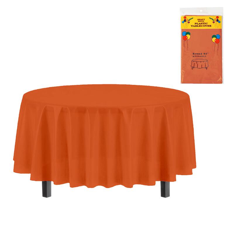 

Disposable Round Plastic Tablecloth