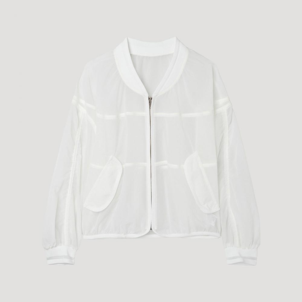 

[She S miSS] Прозрачный джемпер-блузон Swwjpp22040 Iv Ivory/55