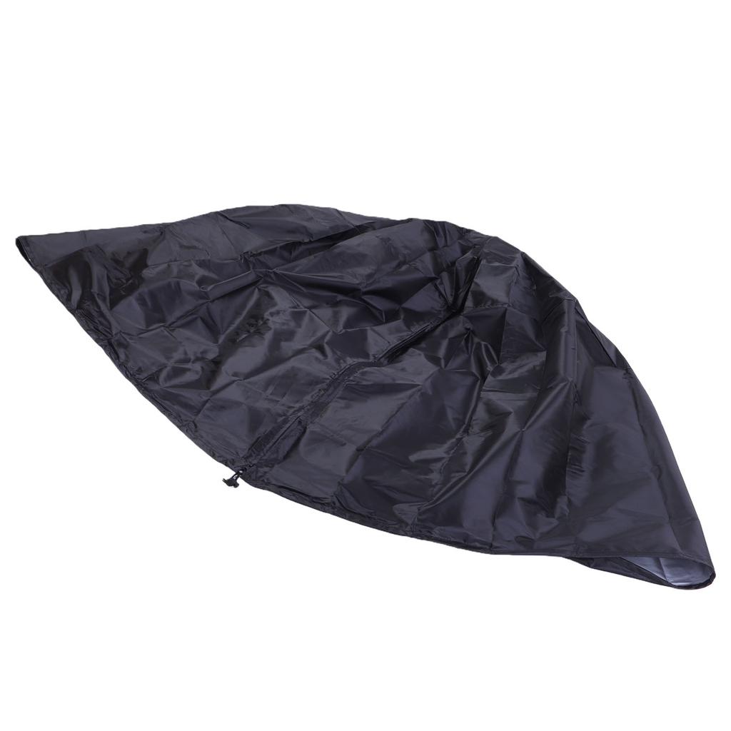 Chair Cover Water Proof Sun Proof Dust Proof Outdoor Patio Furniture Cover for Egg Round Wicker Chairs Black 420D: