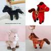 Cute Pony Plush Toy Animal Figure With Pp Cotton For Kids And Collectors