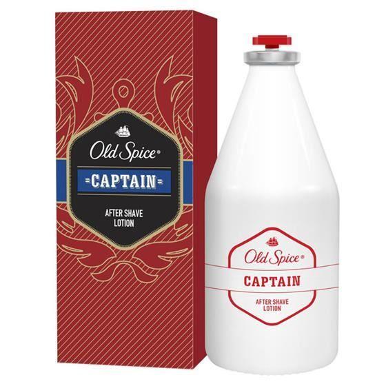 Old Spice Captain After Shave 100ml . Caractéristiques du produit : Genre: Homme Rasatura : Dopo la rasatura Tipo di pelle :