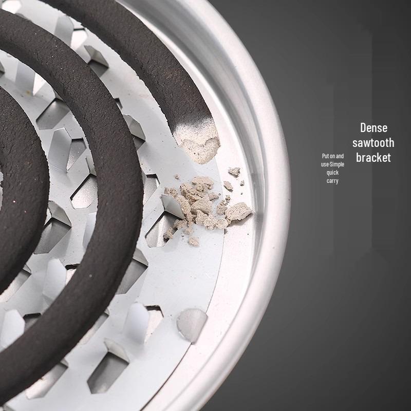 Mosquito Coil Holder: Fireproof, Anti-Scald, Creative Ash Catcher, Incense Burner Tray for Outdoor Use