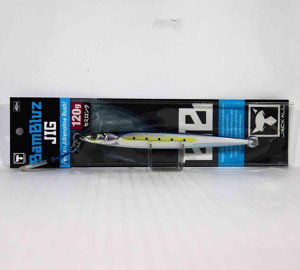 Jackall Metal Jig Bambluz Semi Long 120 grams Aluminum Iwashi (3573)