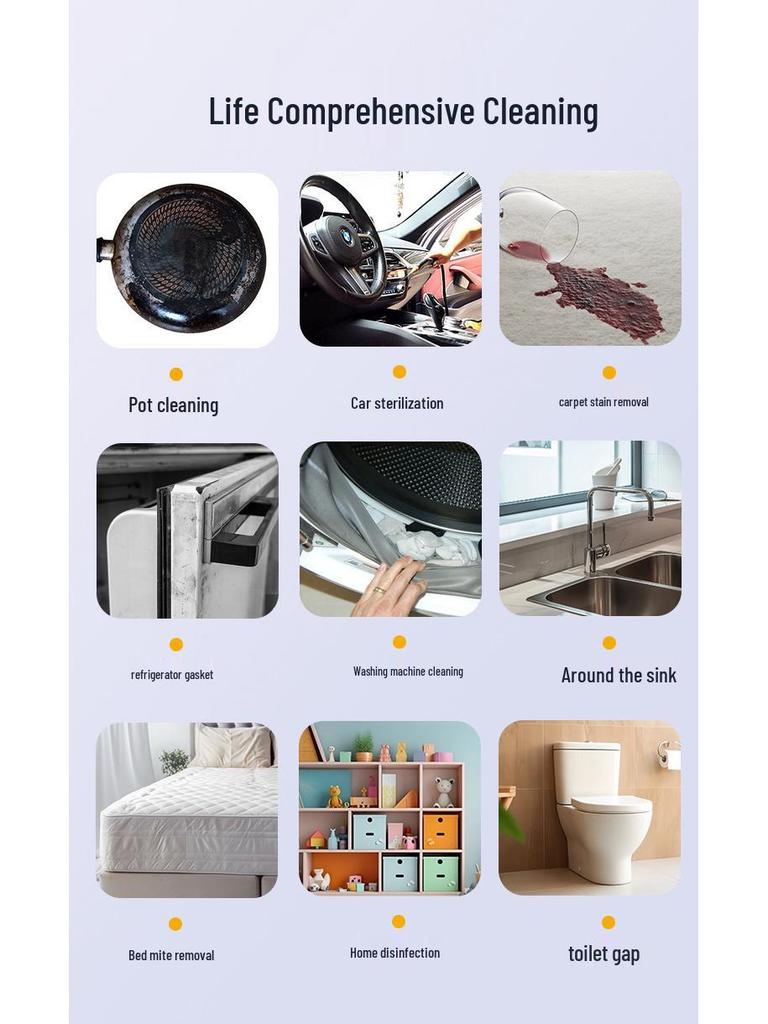 High-Power Multifunctional Steam Cleaner for Kitchen Range Hood