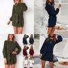 Luxurious Womens Long Sleeve Knit Bodycon Bandage Mini Dress For Chic Winter Style