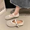 Girls Hollow Princess Leather Shoes Soft Sole Summer Fashion Sandals for Middle  Big Kids