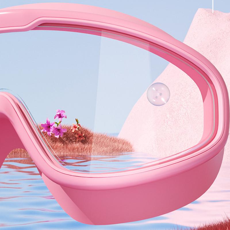 Lunettes de plongée professionnelles, étanches et antibuée, à grande monture, populaires en ligne, pour adultes