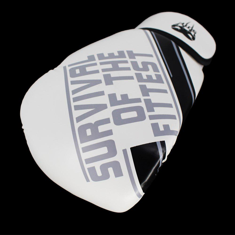 Baltos juodos nuožmios kovos bokso pirštinės Tiger Muay Thai mma pirštinės kovos dėžė thai sanda pirštinės