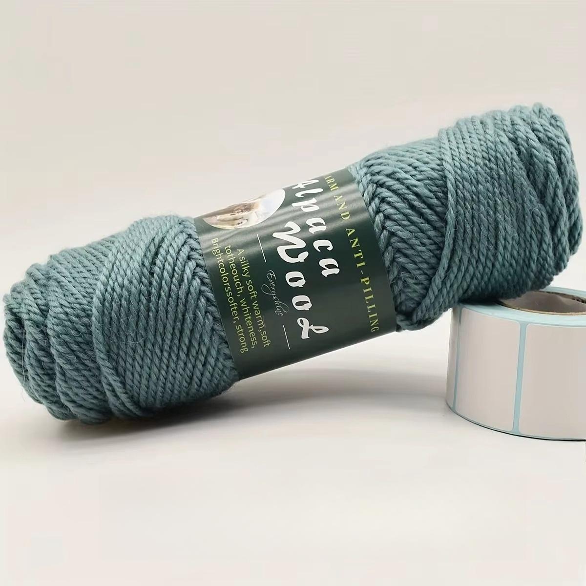 

1 шт. пряжа из шерсти альпака, мягкая и теплая смесь для вязания свитеров, шарфов, шапок - 1,1 фунта каждая, многоцветный ассортимент