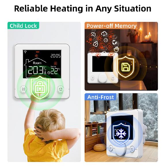 EZAIOT tuya smart home thermostat water electric floor heating gas boiler WiFi temperature remote controller with google alexa Fuel Injectors 6