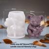 3D Cute Squirrel Aromatherapy Candle Mold DIY Creative Simulation Koala Relief Cylinder Resin Mold Cement Gypsum Home Decoration