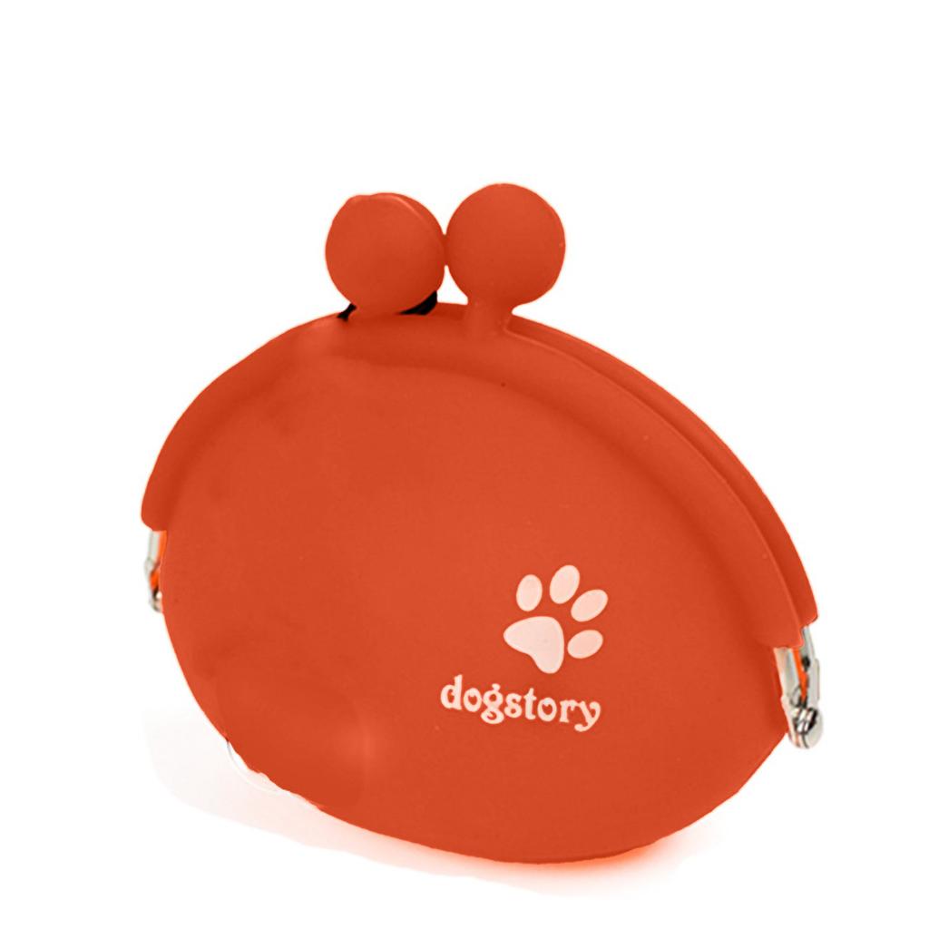 Silicone Snack Bag Dog Outdoor Training Bag Portable With Hanging Buckle