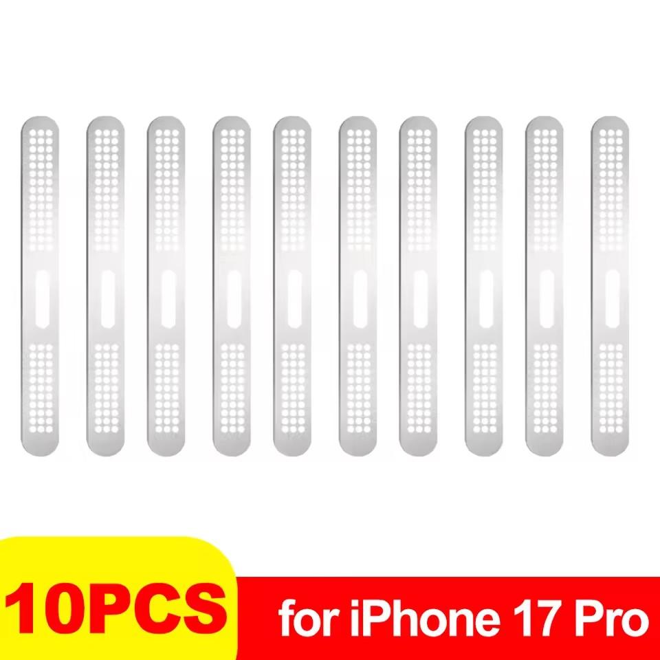 2/10PCS Metal Speaker Dust Sticker for IPhone 17 Pro Max Air 17PM 17Pro Speaker Protective Cover Mesh Dustproof Net For iPhone17