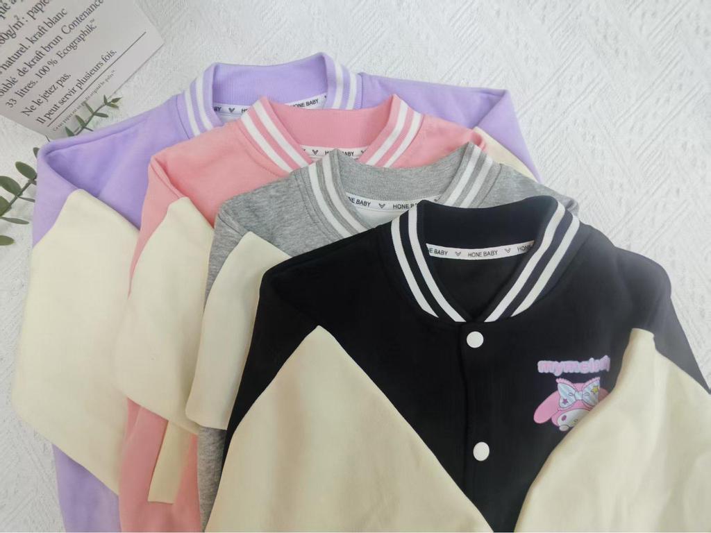 2024 Frühling/Herbst Kinderjacke im Baseballstil: Dick, Lässig, Modisch für Jungen & Mädchen, Größen für Mittelgroße & Große Kinder