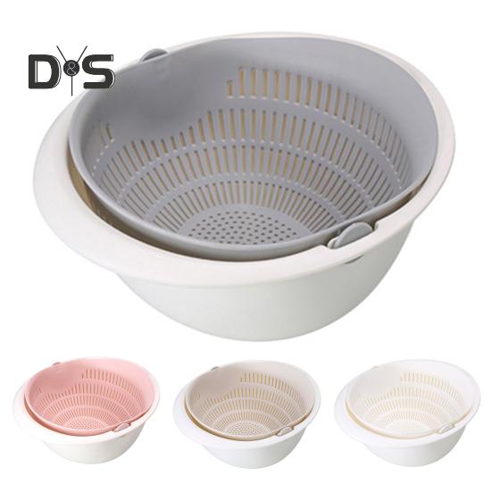Umweltfreundlicher Abflusskorb, abnehmbares Kunststoff-Sieb für große Gemüsewaschschüssel