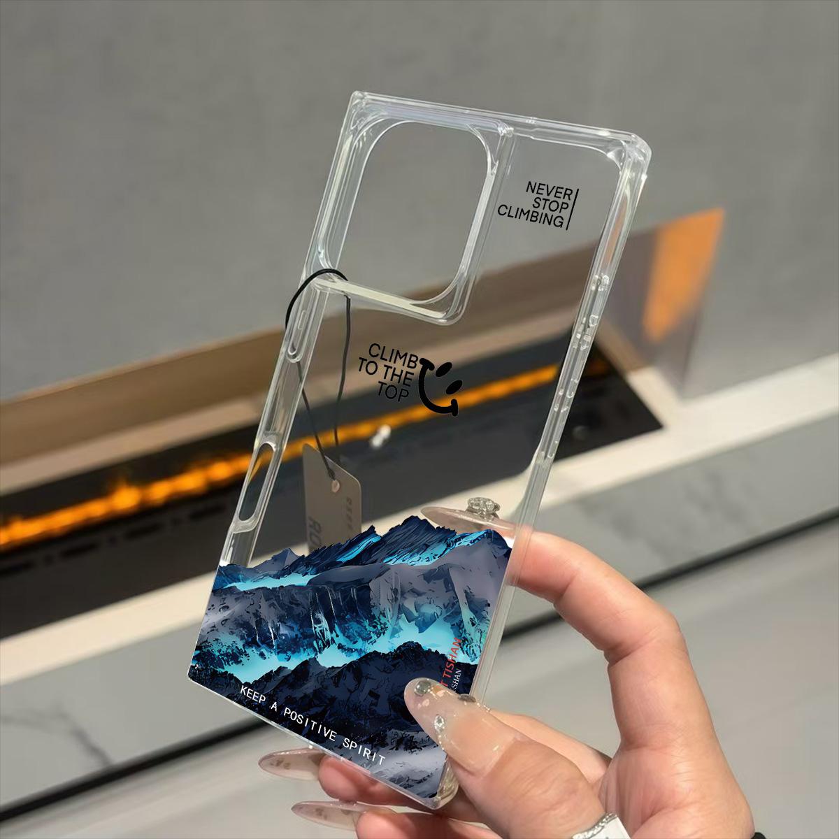 

Transparent Square Back Tube Case Casing Protection For iPhone 13 12 11 15 Plus 16 ProMax 14 Pro Max Anti-Oxygen,Never Stpo Pattern iphone 11 ProMax