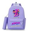 Kpop Demon Hunters Schoolbag Backpack for Student Teenager Rucksack Girl Casual Kawaii School Bag Travel Knapsack Mochila Present