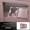 Fits 26 AITO M9 Models: Multi-functional Center Console Storage Box & Glasses Holder for Car Accessories.