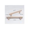 12.8 Cm Wooden Furniture Handle/drawer Handle/door Handle/cabinet Handle/natural Wood Klp02