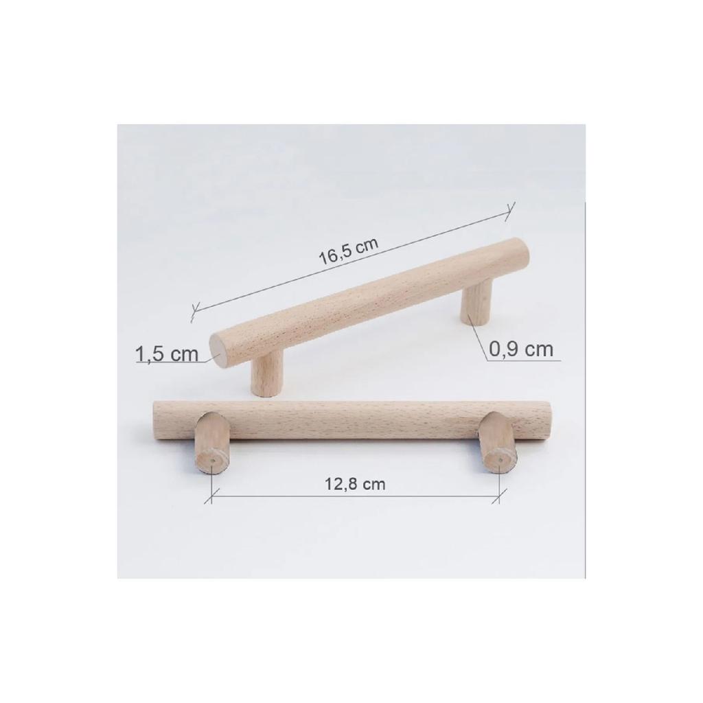 12.8 Cm Wooden Furniture Handle/drawer Handle/door Handle/cabinet Handle/natural Wood Klp02