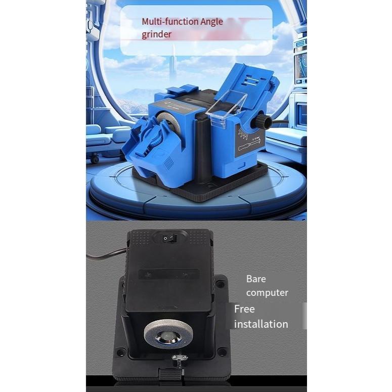 Multifunction Electric Knife Sharpener Drill Sharpening Machine Knife Scissor Sharpener Household Grinding Tool