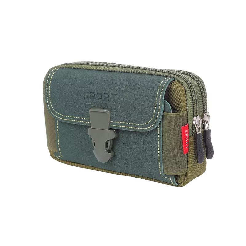 

Man Belt Pouch Mobile Phone Bag Holster Bag Molle Waist Bag Pack Small Tactical Duty Belt Backpack Card Holder зелений