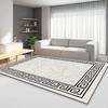 Light Gray Retro Style Carpet Living Room Minimalism Home Decoration Large Area Rugs Cloakroom Lounge Non-slip Entrance Door Mat