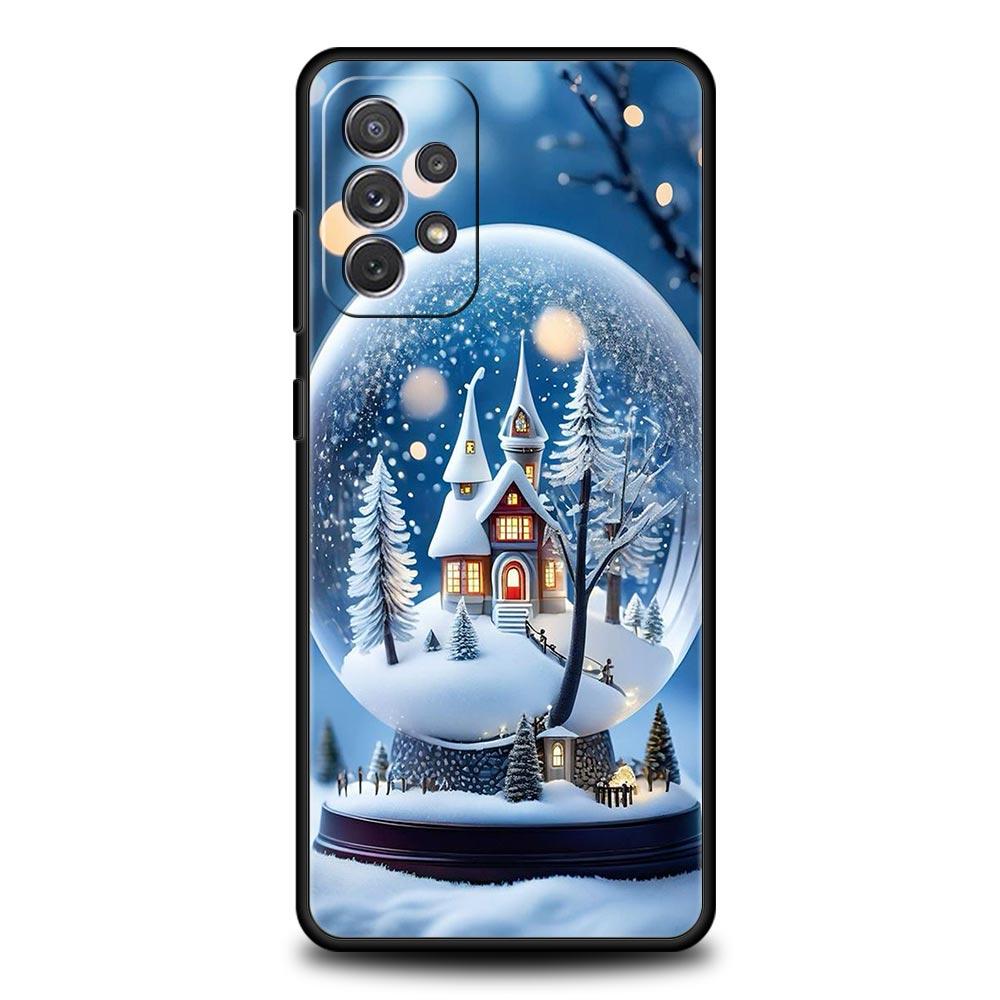 Christmas Graphic Printed Phone Case For Samsung A15 A13 A51 A71 A41 A31 A21S A03S A05 A12 A32 A52 A23 A25 A33 A53 A73 5G Cover