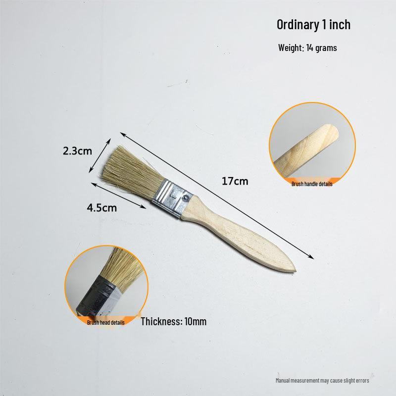 

Утолщенная и удлиненная деревянная ручка, щетка для удаления пыли и гриля