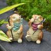 Easter Three Bunnies Set Resin Crafts Home Decorations Outdoor Ornaments