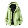 Men Women 3-in-1 Waterproof Windproof Hiking Jacket With Removable Down Liner Outdoor Trekking Camping Winter