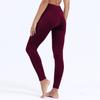 Women's High-Waisted Plus Velvet Lamb Fleece Leggings - Thickened, Plain, Warm, Autumn/Winter