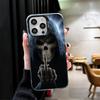 Grim Reaper Skeleton Funny Style Soft Phone Case for iPhone 15 16 17 Pro Max 17Air 16E 14 Plus 13 12 Mini Shockproof Cover Back