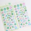 1 Sheet High Grade 3D Relief Sticker Flower Grass Musical Raised Sticker Adhesive Decorative Phone Case Accessories