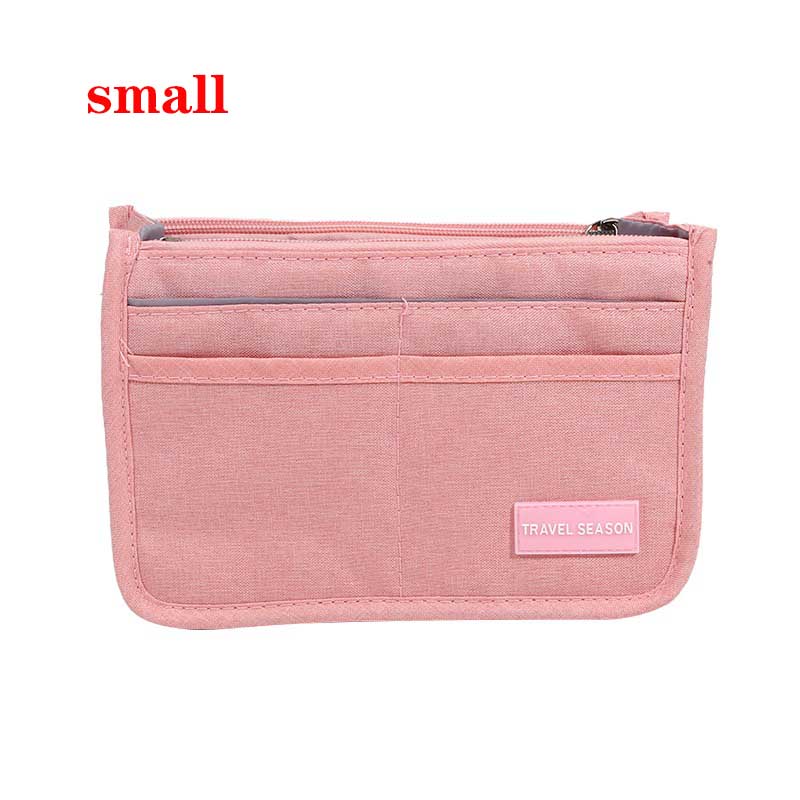 

Insert Bag Organizer Makeup Handbag Organizer Travel Inner Purse Portable Cosmetic Bags Women Tote Fit Various Brand Bags
