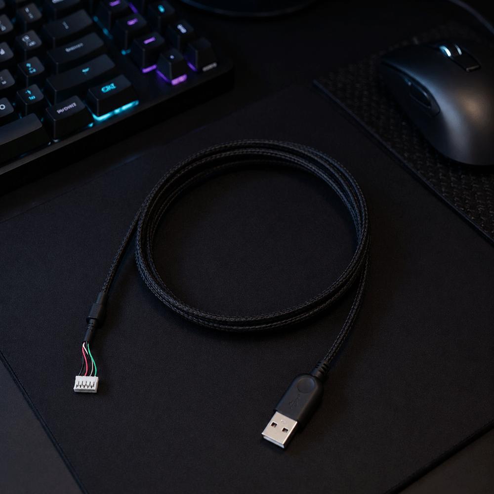 Dayanıklı USB Fare Kablosu Örgülü Tel USB Şarj Fare Kablosu Logitech G502 Oyun Faresi için