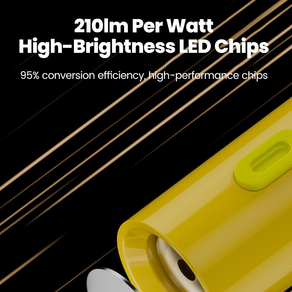 Mini Flashlight Type-C Mobile Strong Light LED Portable Light Home Outdoor Emergency Light Camping Lamp Switch ABS Flashlight