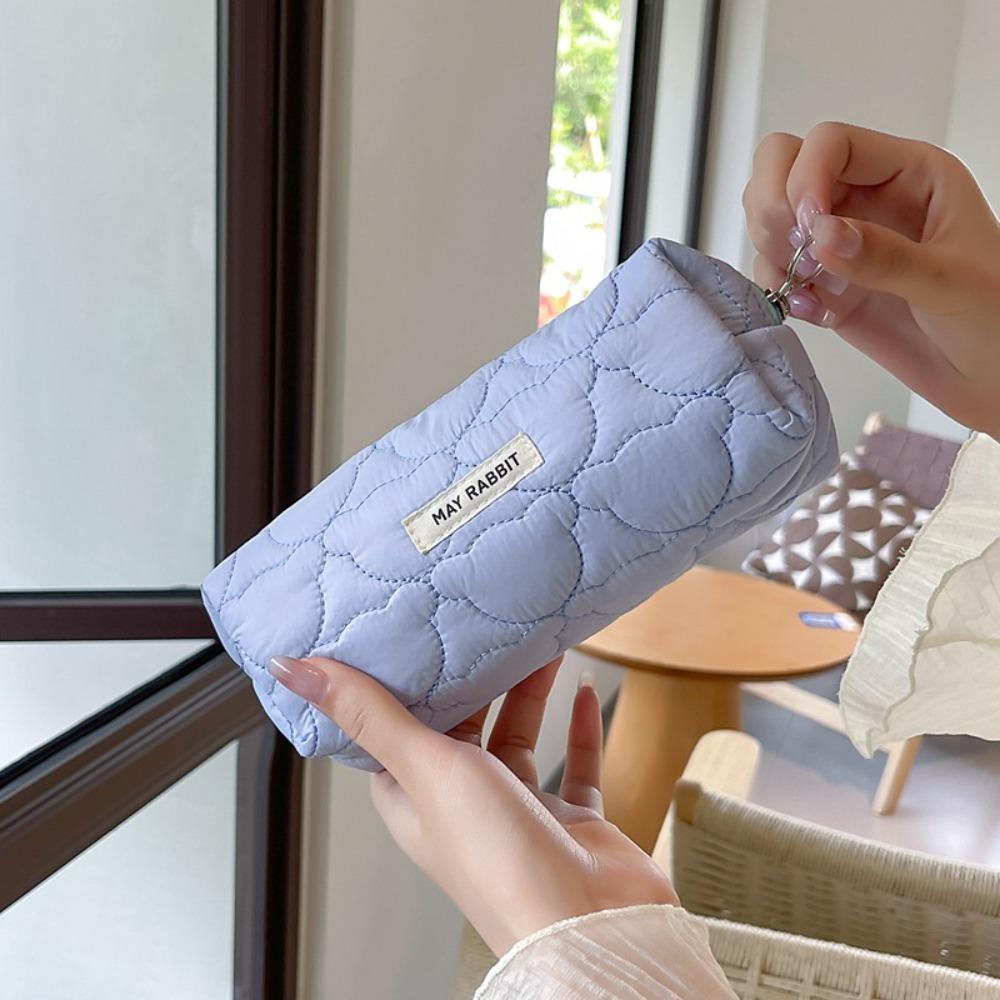 

Cartoon Cute Cat Pen Bag Large Capacity Stationary Cloth Box Sewing Pencil Case Students чорний