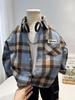 New Boys' Plaid Fashion Shirt - Stylish Spring/Autumn Design for Handsome Little Guys