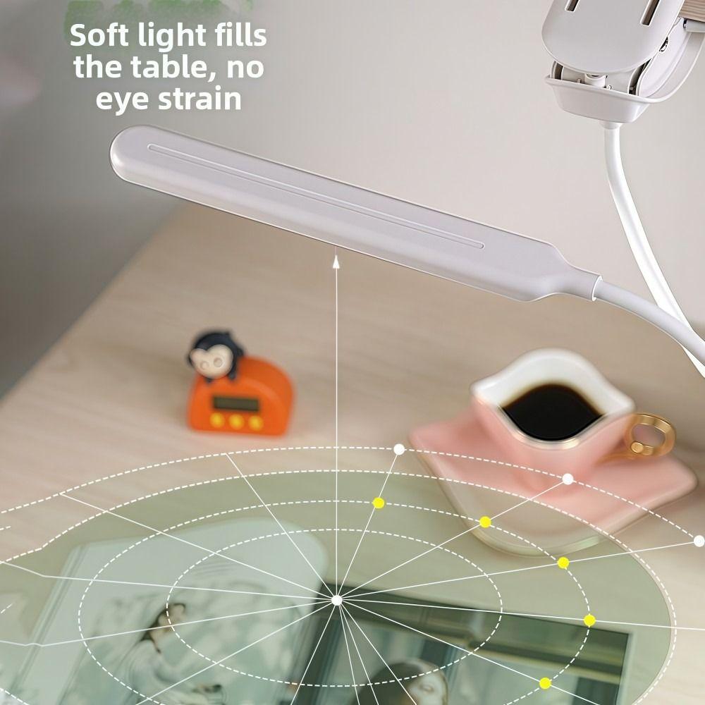 With Clip Clamp Desk Lamps Touch Control Book Lights Night Bed Lamp  For Night Lighting
