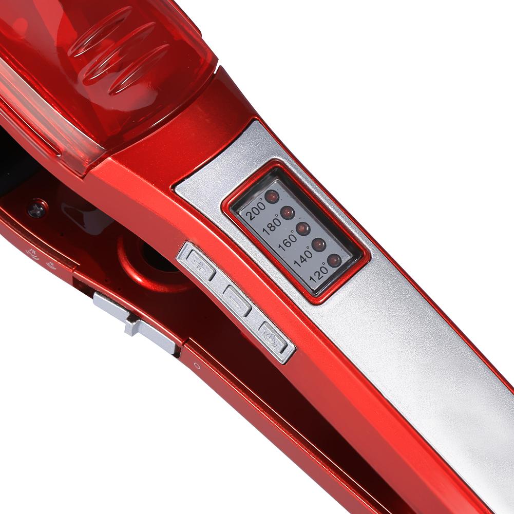 Kemei LED Temperature Display Hair Straightener Hair Straightening Flat Iron Styling Tool