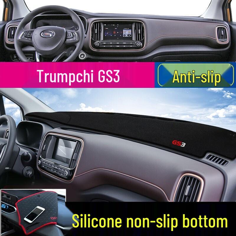 Tapis Pare-Soleil Antireflet, Isolant Thermique, Antidérapant pour Tableau de Bord GAC Trumpchi GS3 / GS8 / GM8