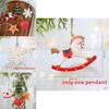 Christmas Resin Ornaments Set With Snowflake Star Heart For Holiday Decor
