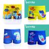 Baby Boys Cartoon Swim Shorts With Polyester Fabric For Water Play And Pool Fun