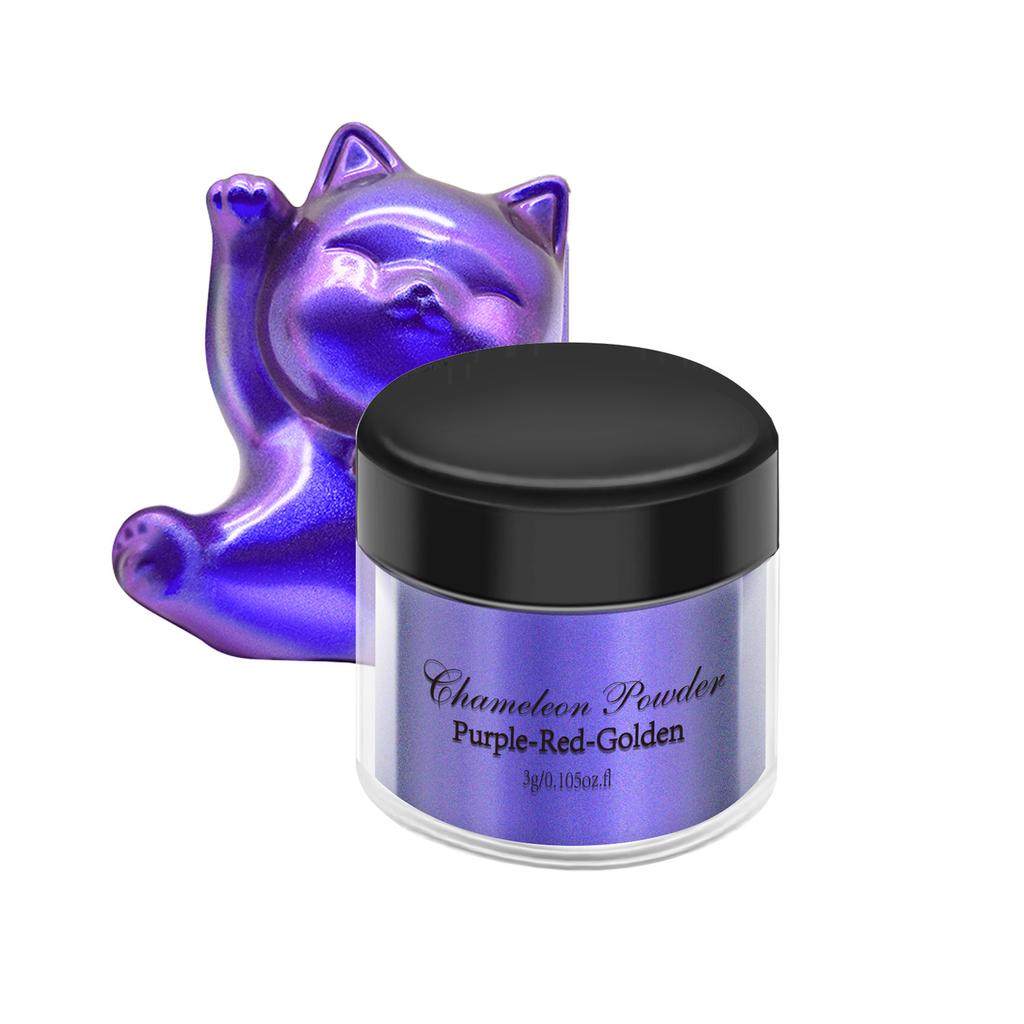 20Colors 3g Chameleon Mica Powder Color Shift Pigment Powder for Epoxy Resin Painting Soap Making Bath Bombs Candle Making Slime