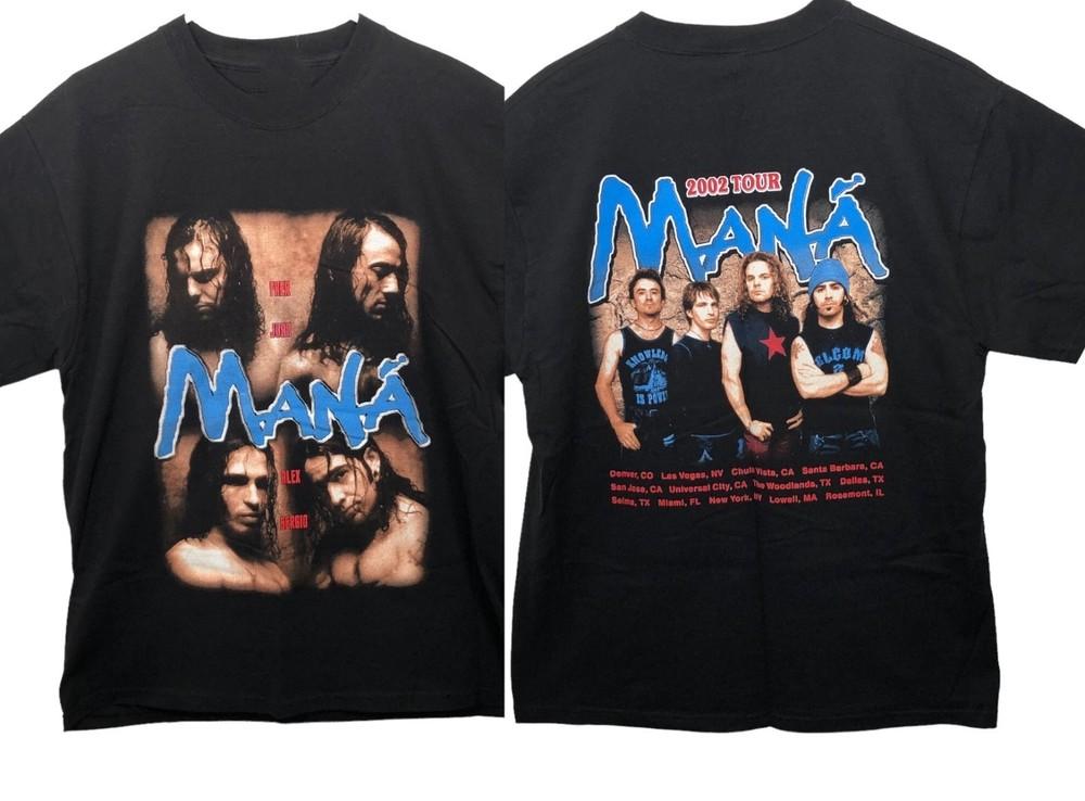 Rare Maná 2002 Reprinted Gift Family Unisex S-235XL 22D544 Unisex T-Shirt