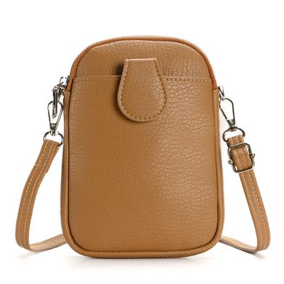 Women Fashion Shoulder Bags Artificial Leather Phone Bag for Ladies Classic Crossbody Messenger Bags Zipper Purse Wallets Money Pack
