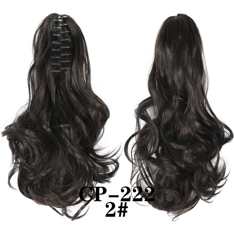 Claw Clip In Ponytail Extension Synthetic Hairpiece Curly Wavy Hair Extension 15 Inch Long Ponytail Hairpieces For Women Girl